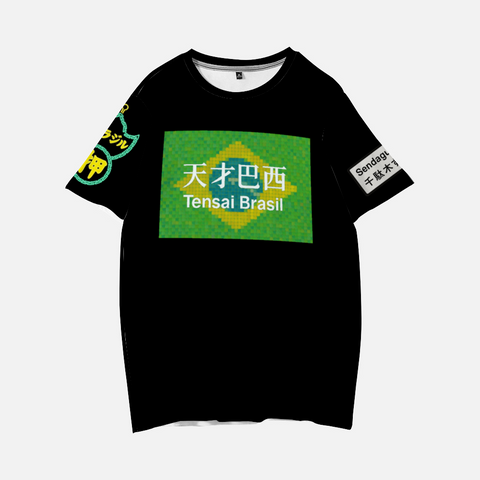 TENSAI BRASIL 天才巴西 2025 Unisex T-Shirts by Baile de Tokyo