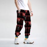 Baile de Tokyo "Torii+Cristo" Unisex Baggy Jogger Pants "Black"