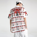 Baile de Tokyo "Torii+Cristo" Unisex Short Sleeves Shirts "White"