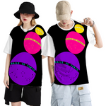 Baile de Tokyo "Universo e Planetas Coloridas" Pop T-Shirts 復刻Tシャツ