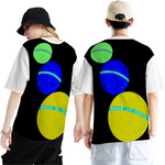 Baile de Tokyo "Universo e Planetas Coloridas" Pop T-Shirts 復刻Tシャツ