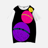 Baile de Tokyo "Universo e Planetas Coloridas" Pop T-Shirts 復刻Tシャツ