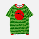 Baile de Tokyo Unisex Watermelon Mesh T-Shirts 東京的西瓜