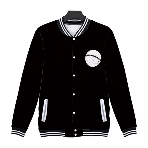 Baile de Tokyo Black Thin Coat Japanese Terry Button Jacket
