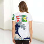 Baile de Tokyo The Great Wave / Cristo Redentor + Brazilian Day Hamamatsu Collabo T-Shirt