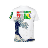 Baile de Tokyo The Great Wave / Cristo Redentor + Brazilian Day Hamamatsu Collabo T-Shirt