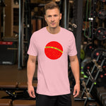 "Retro Red" Short-Sleeve Unisex T-Shirt レトロレッド半袖Tシャツ